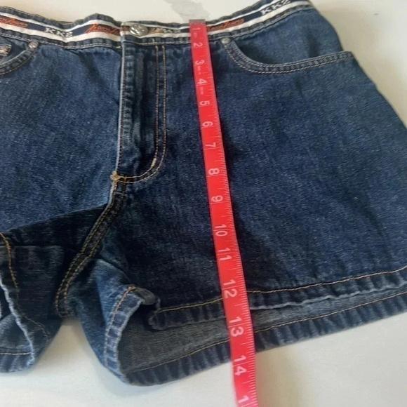 Karl Kani‎ Denim Jean Shorts. Detailed  waistband. Size 10 - Picture 14 of 14